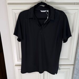 Lady Hagen Black Short Sleeve Golf Polo Shirt XXL